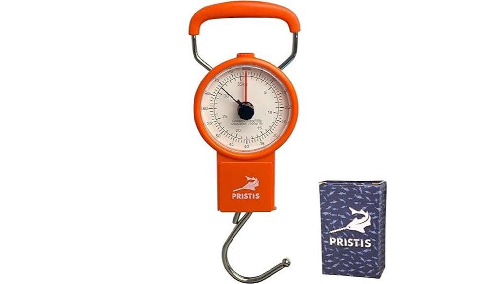 pristis 80lb analog hanging scale