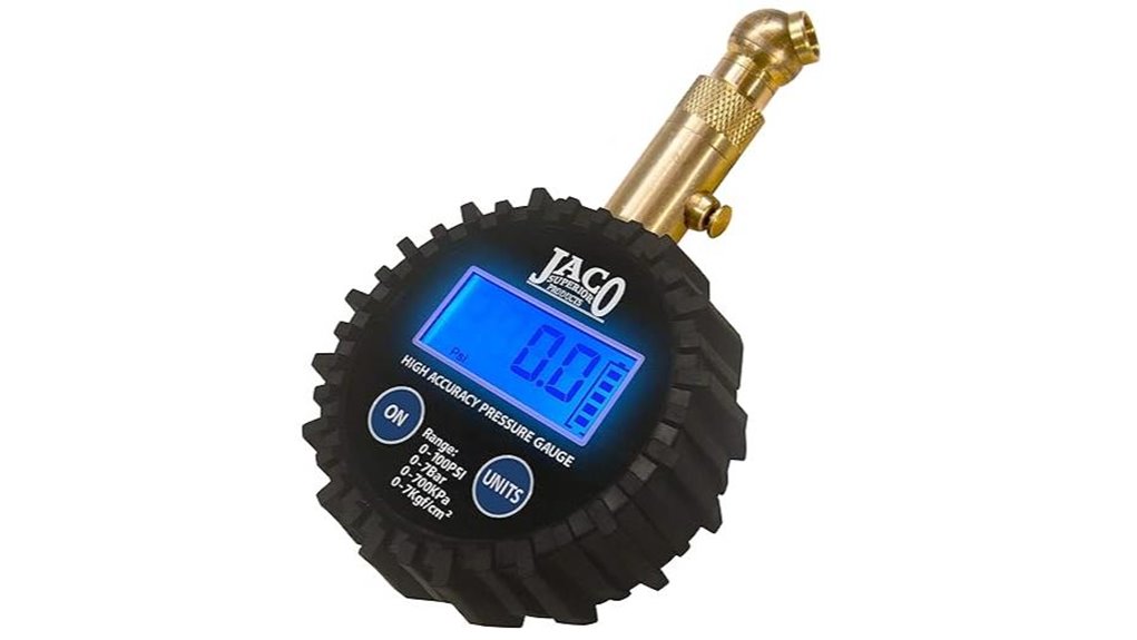 professional 100 psi digital tire gauge