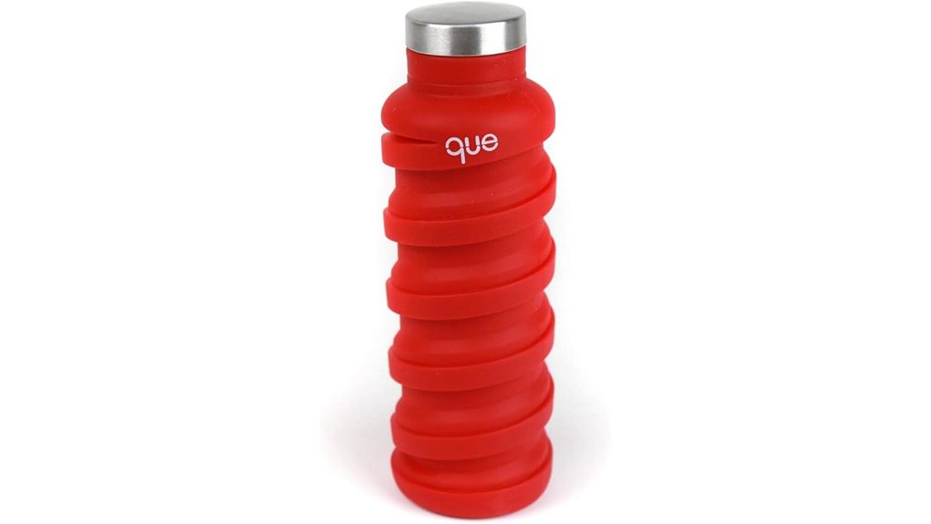 que collapsible water bottle