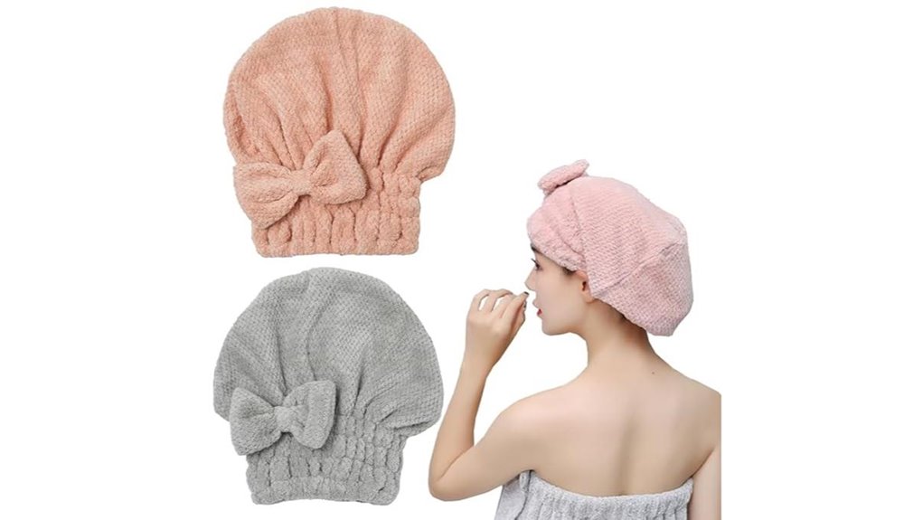 quick drying microfiber hair turban