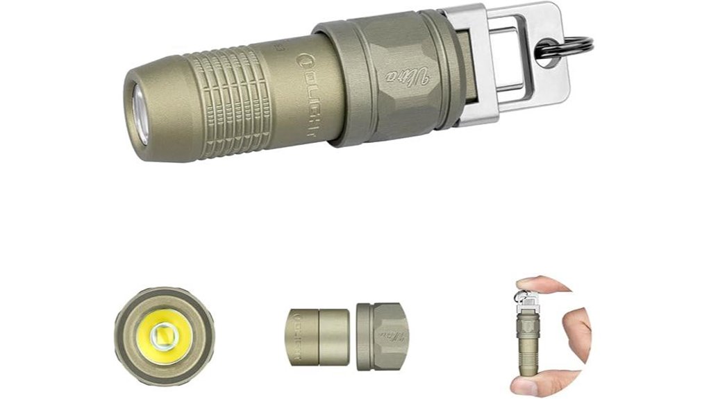 rechargeable 80 lumen edc keychain