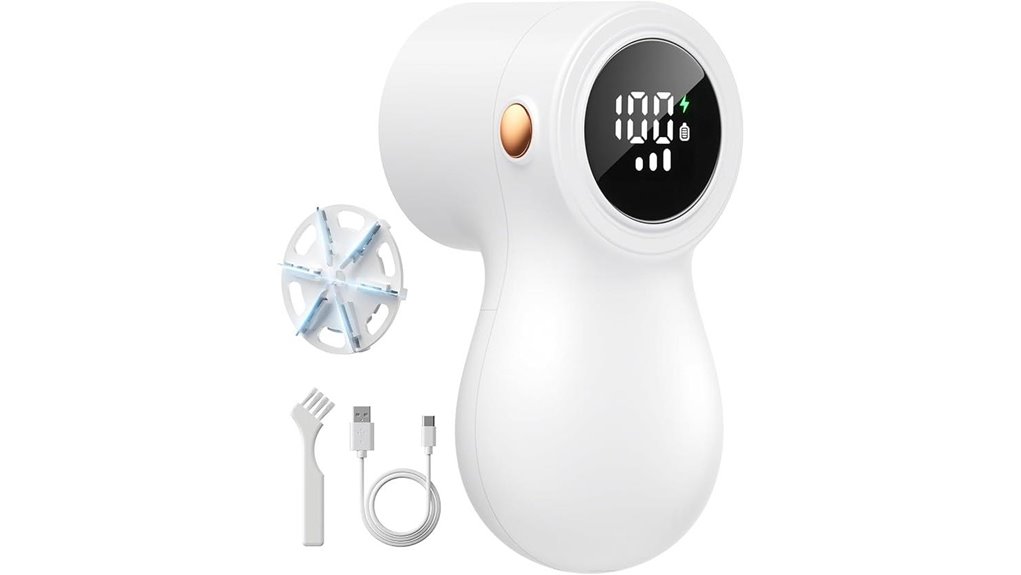 rechargeable fabric lint shaver