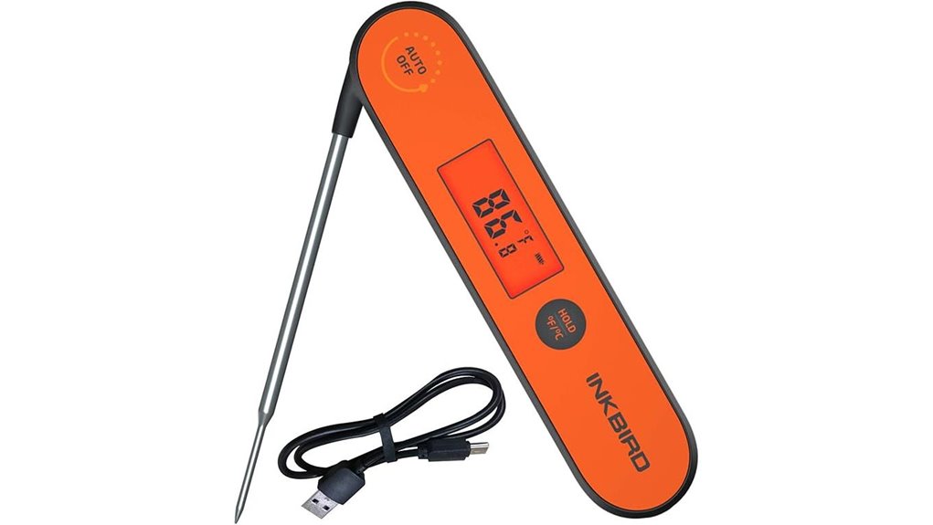 rechargeable instant read meat thermometer