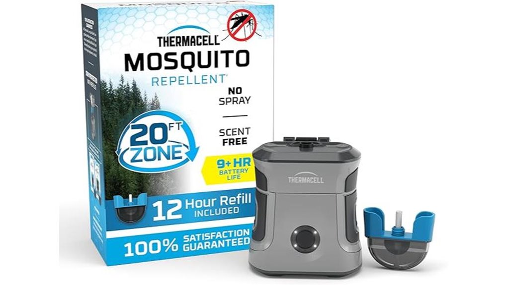 rechargeable mosquito repellent shield