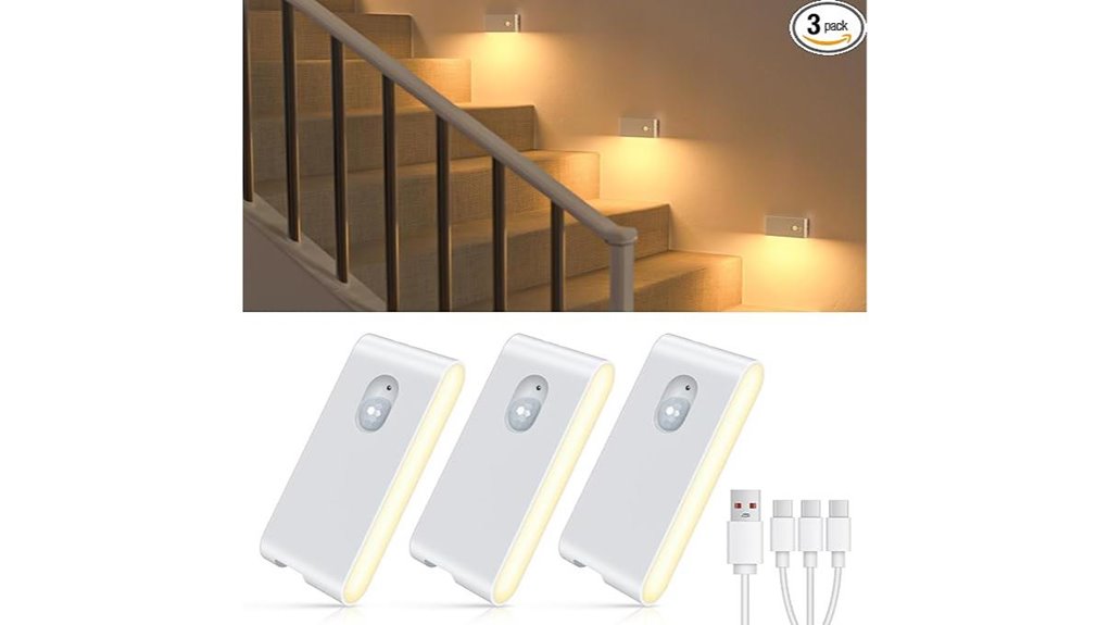 rechargeable motion sensor nightlights