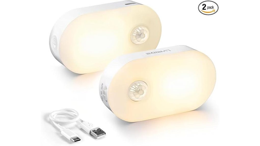 rechargeable motion sensor nightlights