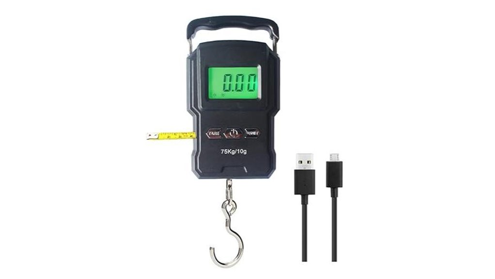 rechargeable portable digital luggage scale