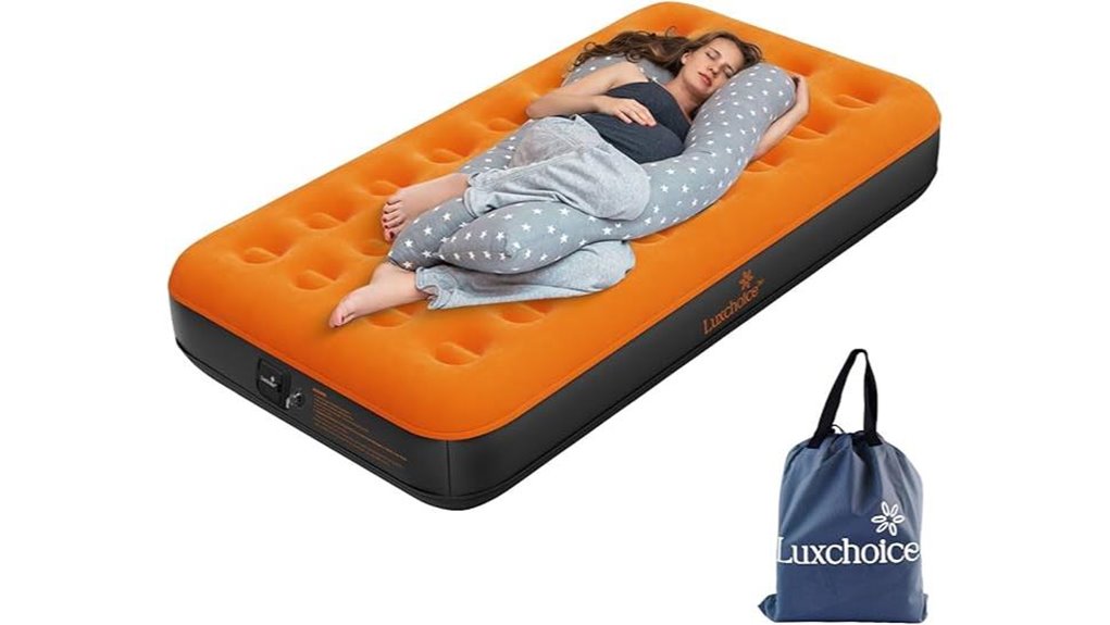 rechargeable pump camping airbed
