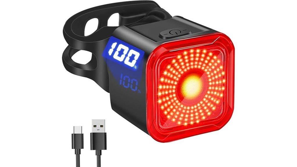 rechargeable usb c bike taillight