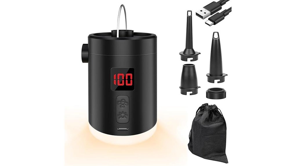 rechargeable usb c portable airpump