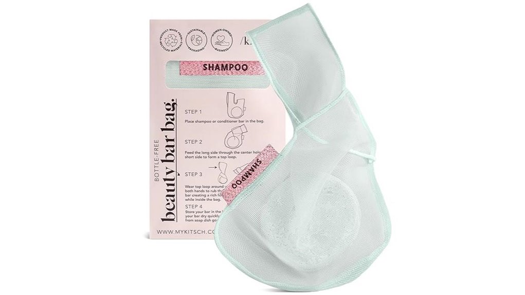 recycled eco friendly mesh soap saver