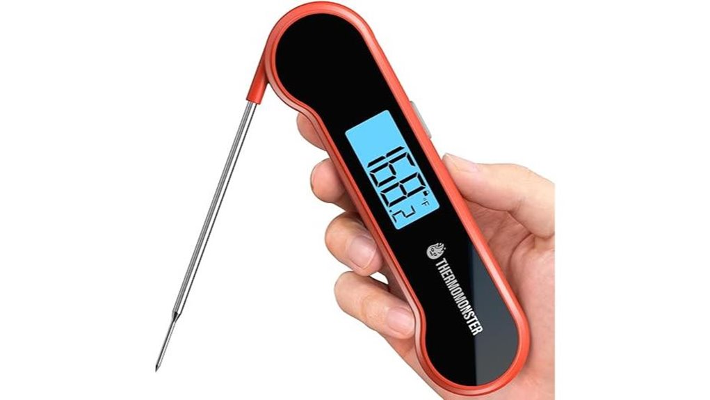 red 0 5 f instant read thermometer
