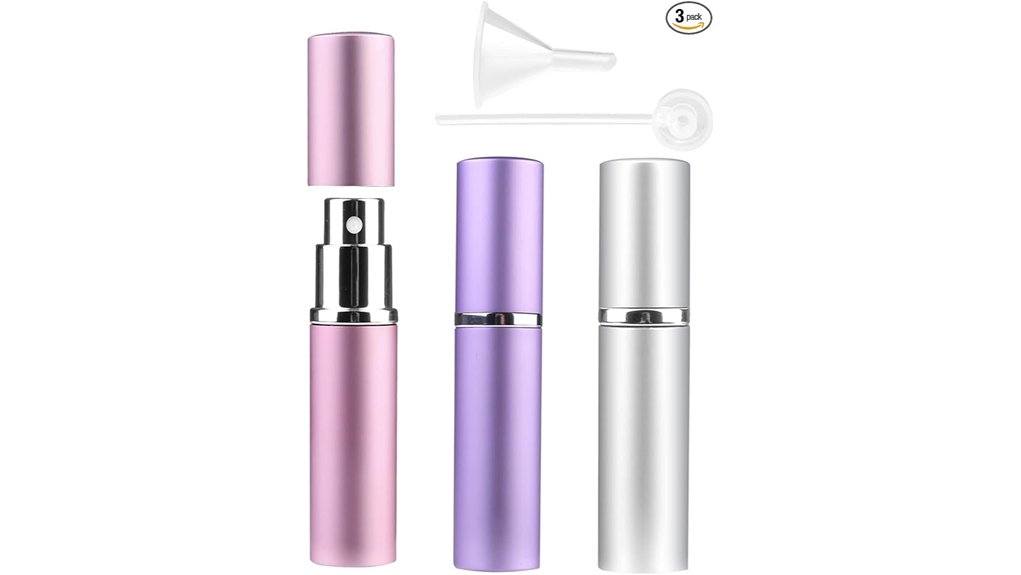 refillable 3 pack 6ml atomizers