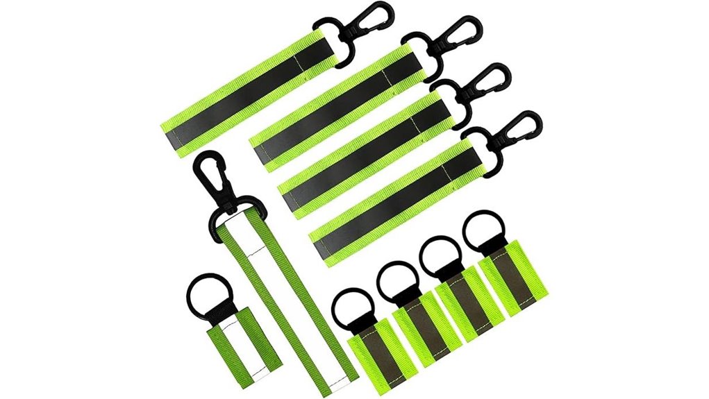 reflective glow in dark straps