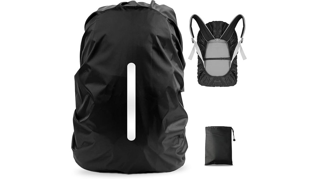 reflective rain cover for backpacks