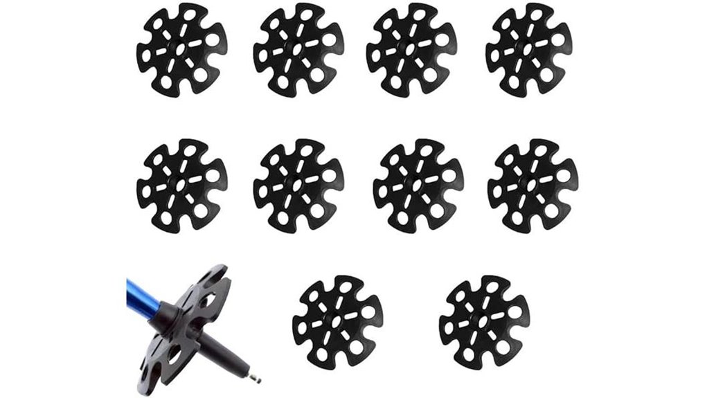 removable snowflake mud basket