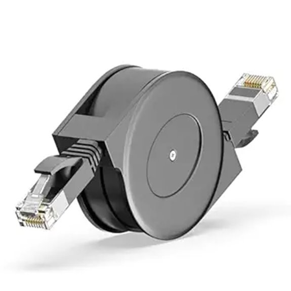retractable 5 9ft flat cat6 ethernet