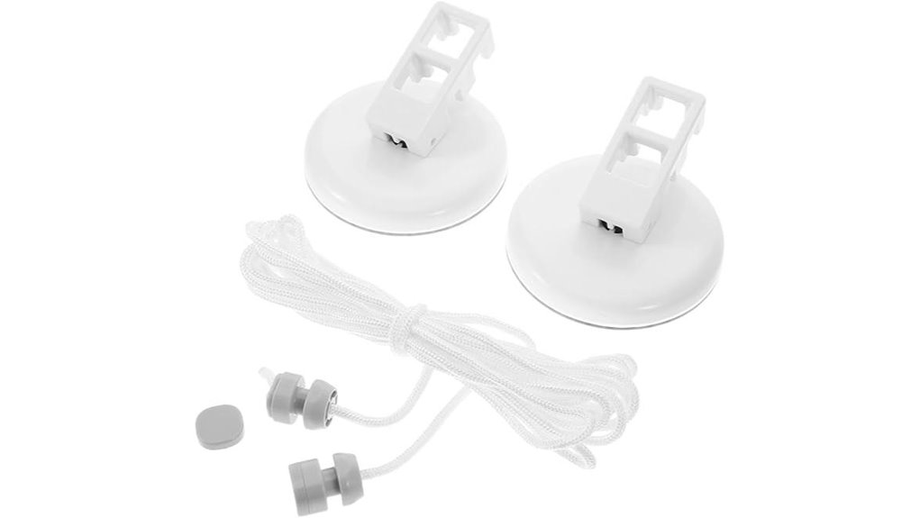 retractable portable clothesline with suctioncups