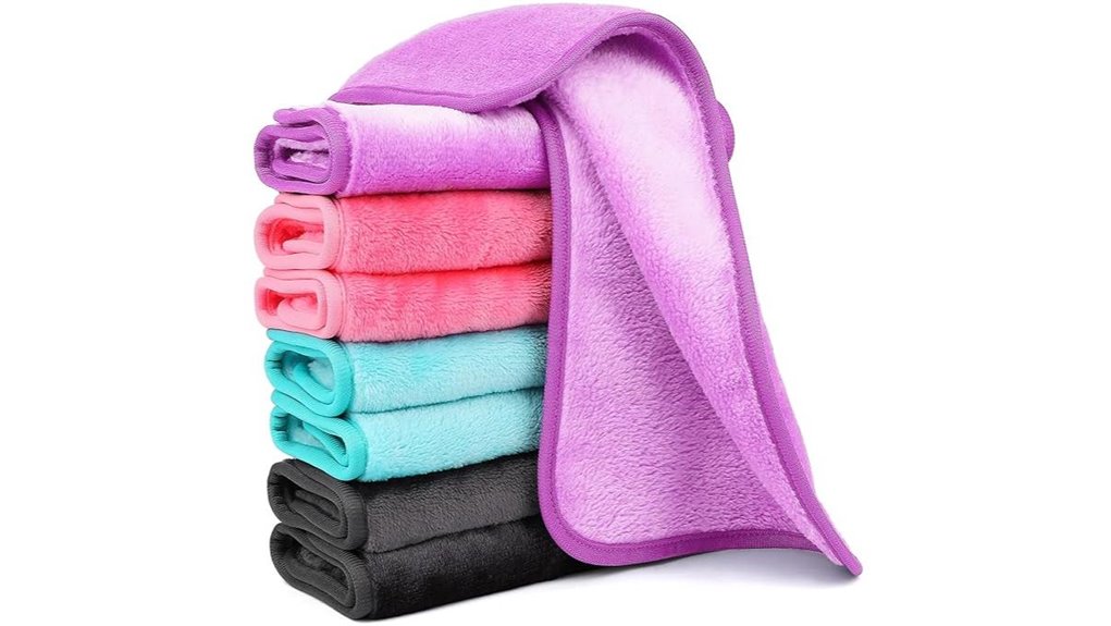 reusable 13x7 microfiber makeup cloths