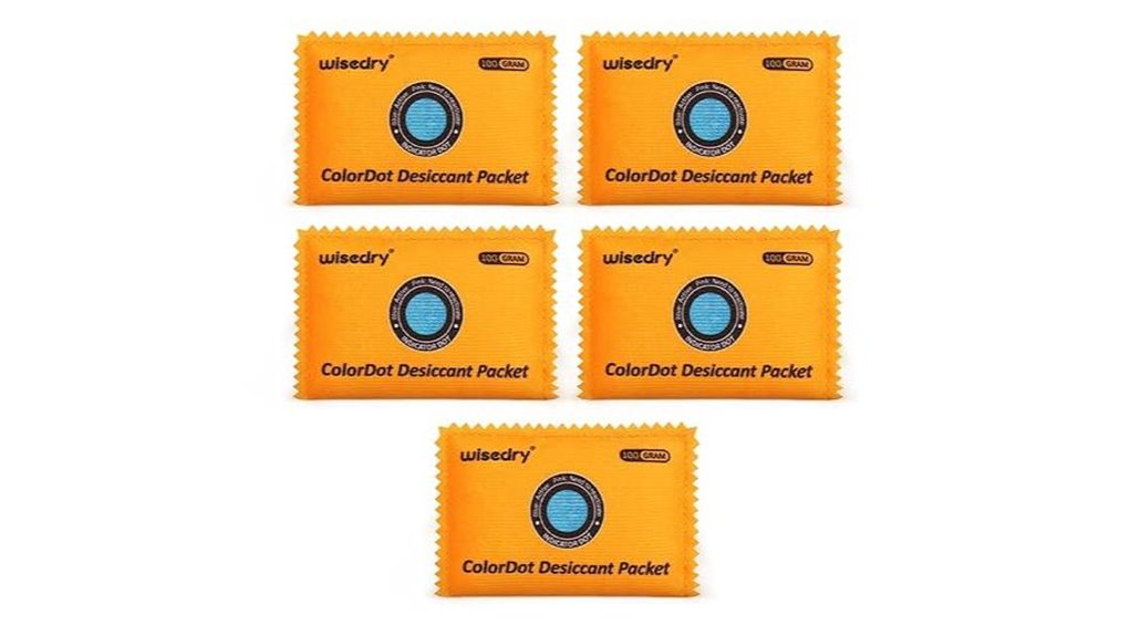 reusable color indicating silica desiccant packs