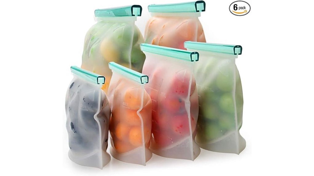 reusable extra thick silicone bags