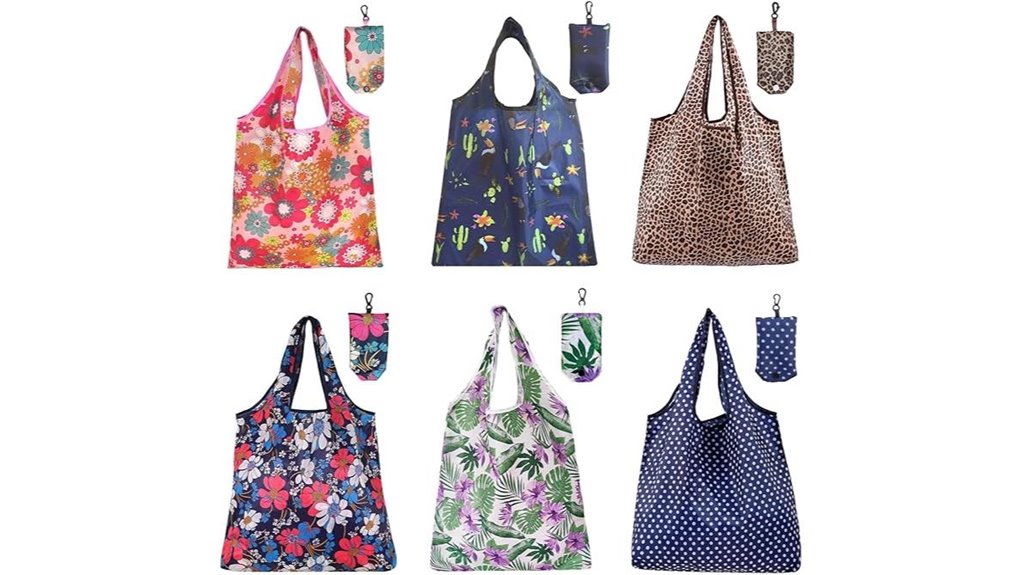 reusable foldable waterproof grocery totes