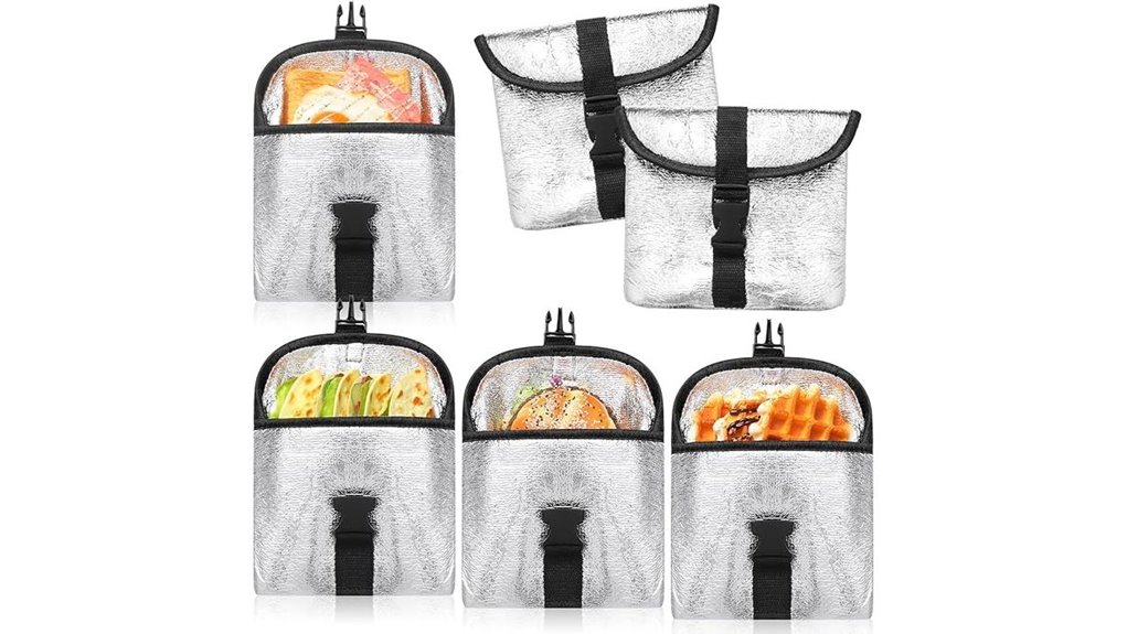 reusable glossy insulated sandwich bags