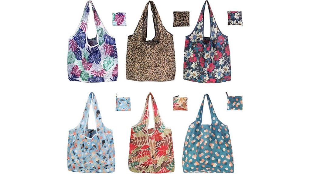 reusable heavy duty foldable grocery bags