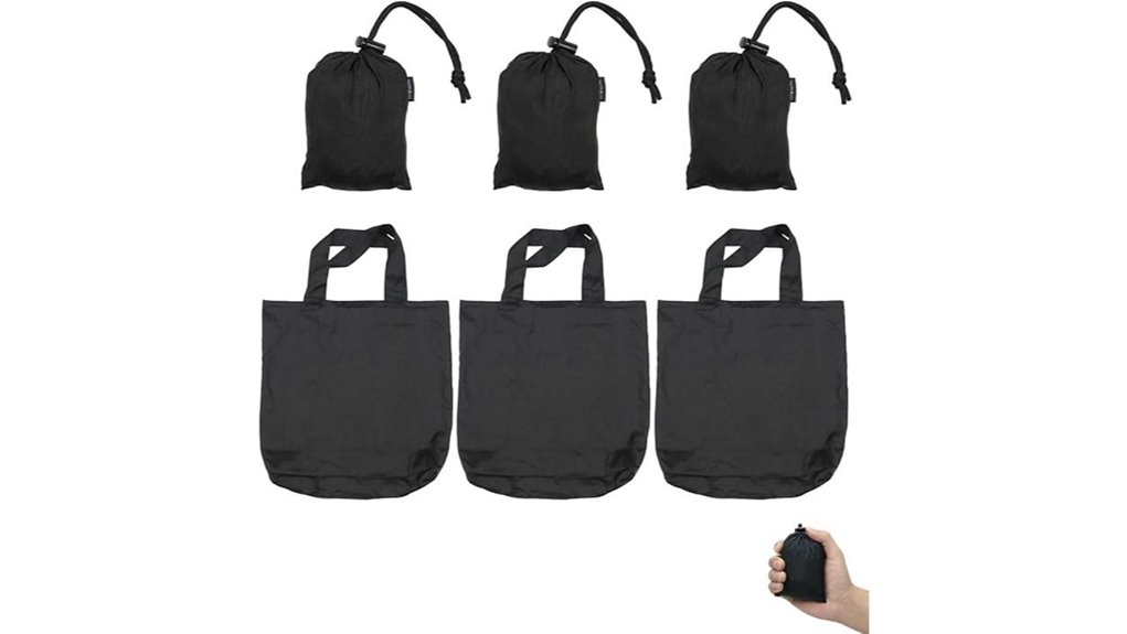 reusable heavy duty nylon grocery bags