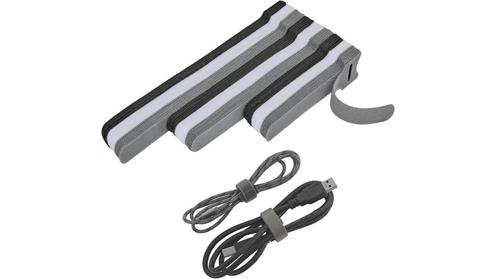 reusable hook and loop cable ties