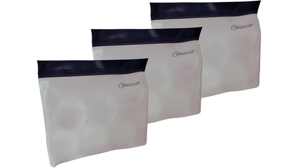 reusable silicone ice bags