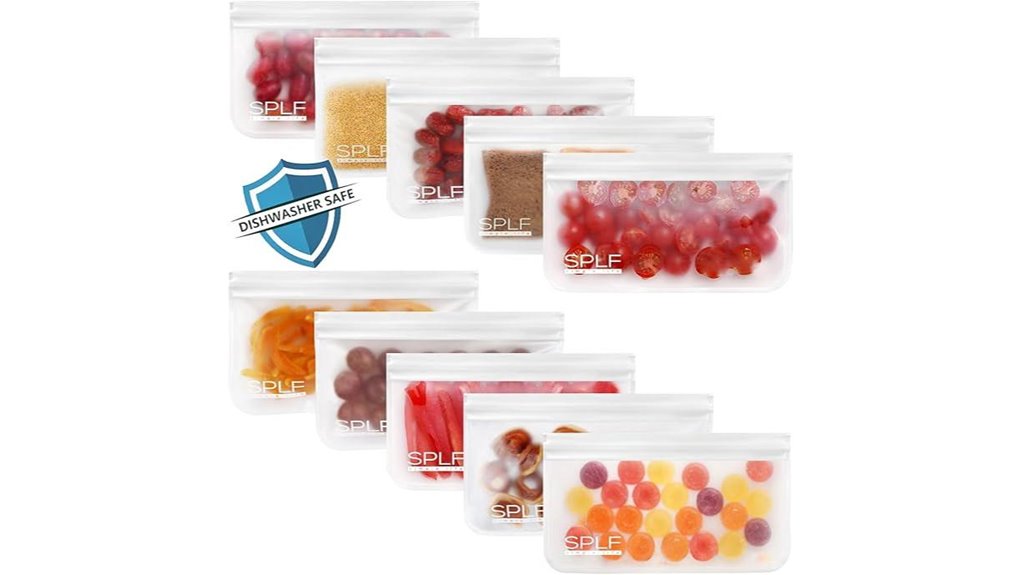 reusable silicone snack bags