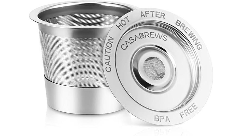 reusable stainless steel k cup filters