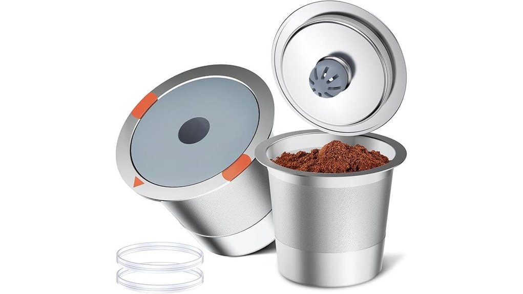 reusable stainless steel k cups