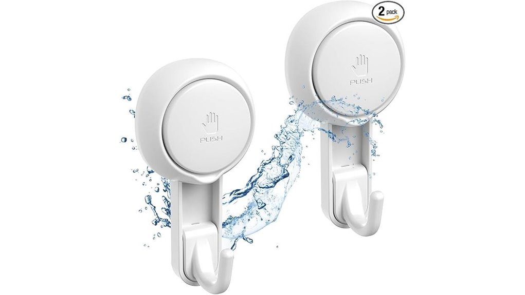 reusable suction cup shower hooks