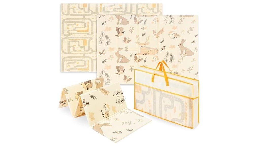 reversible foldable baby playmat