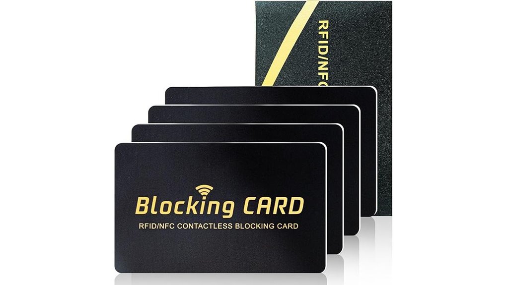 rfid blocking card sleeves