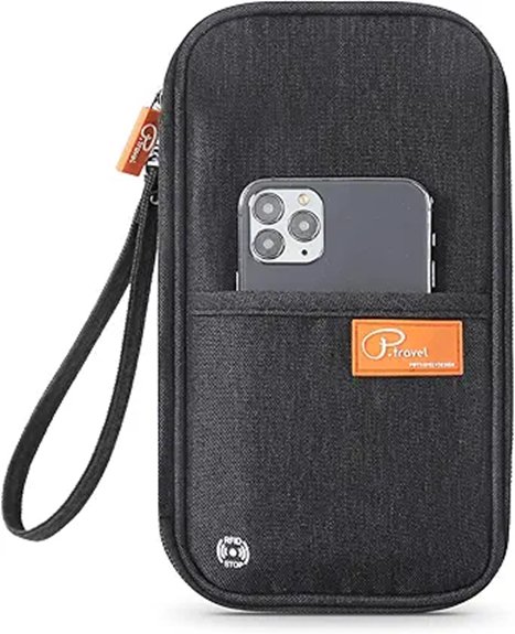 rfid blocking family passport organizer