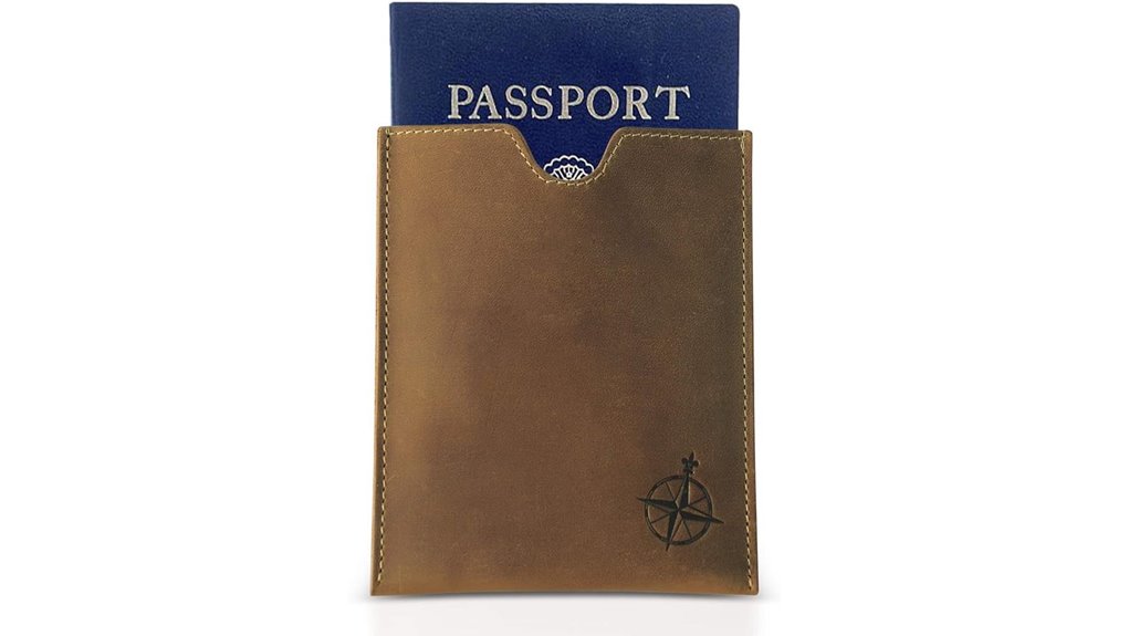 rfid blocking leather passport
