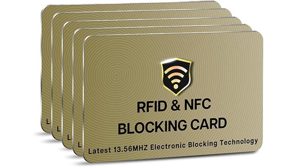 rfid blocking wallet card pack