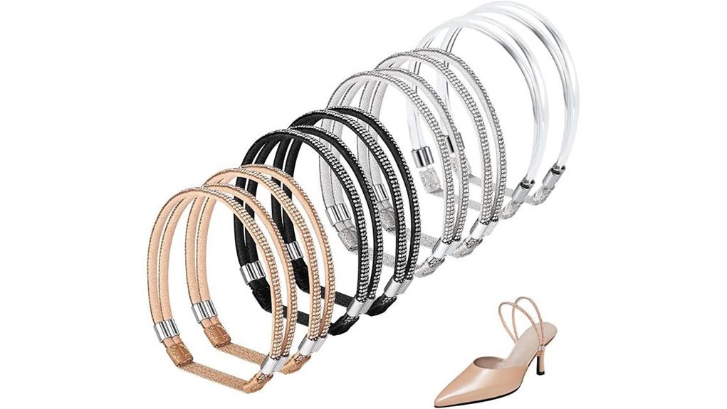 rhinestone detachable high heel straps