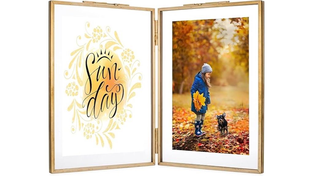 rising star vintage brass frame