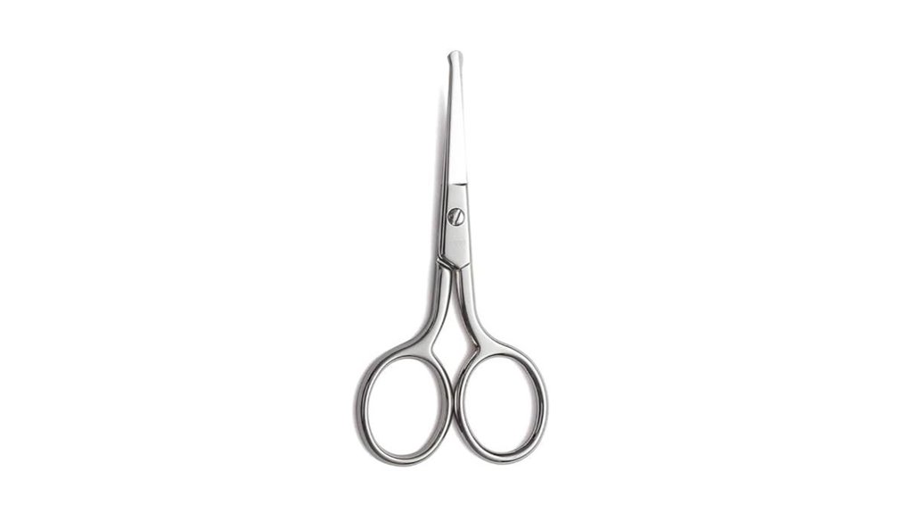 rounded tip manicure and cuticle scissors