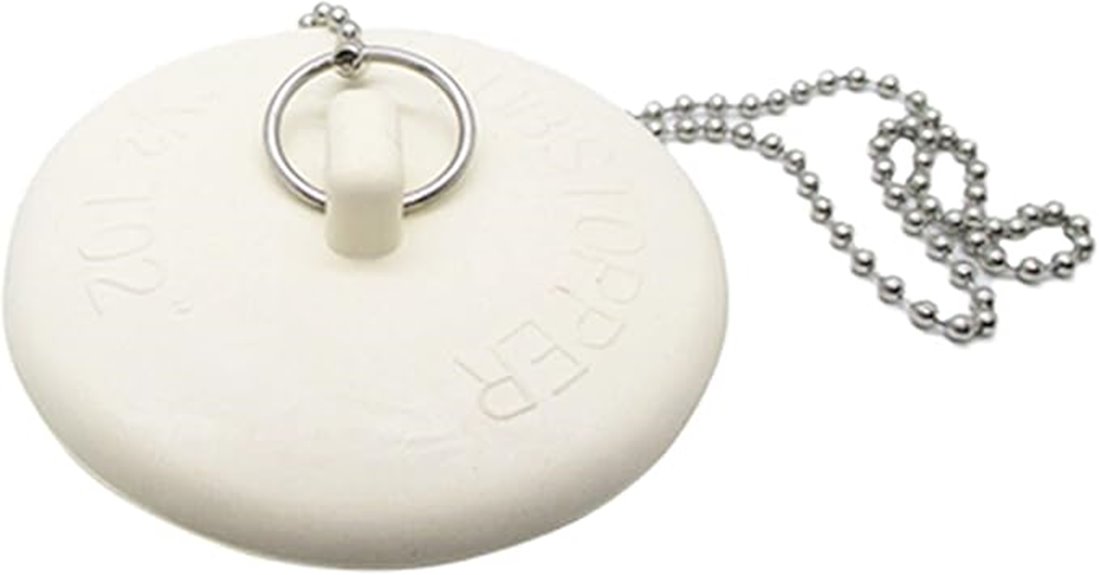 rubber bathtub stopper with chain