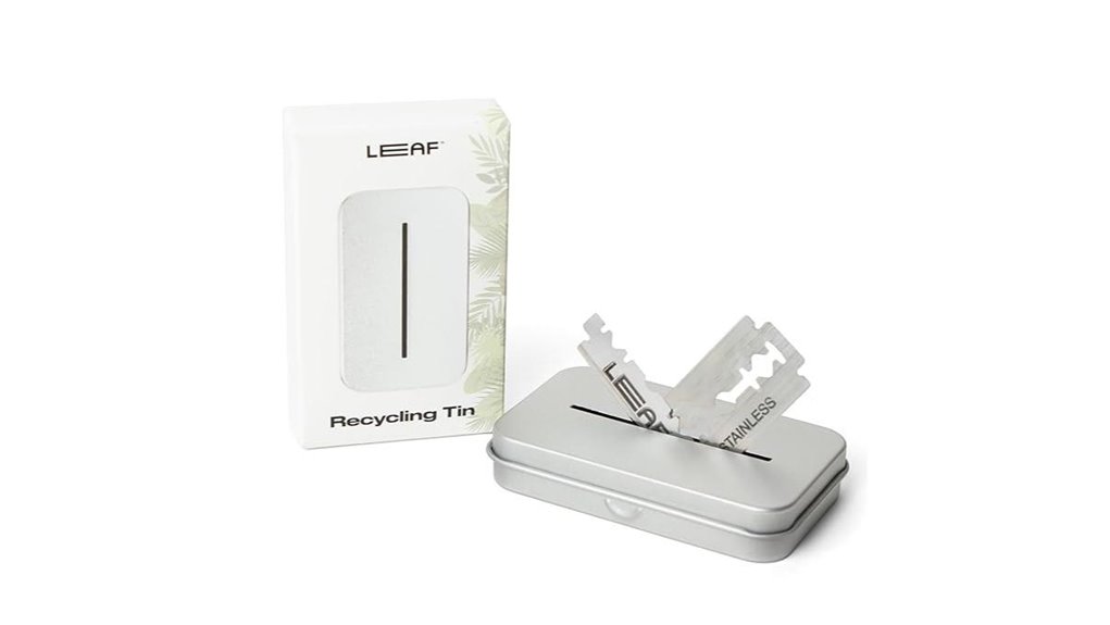 safety razor blade recycling tin