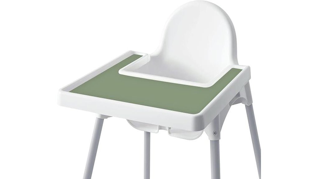 sage silicone antilop placemat