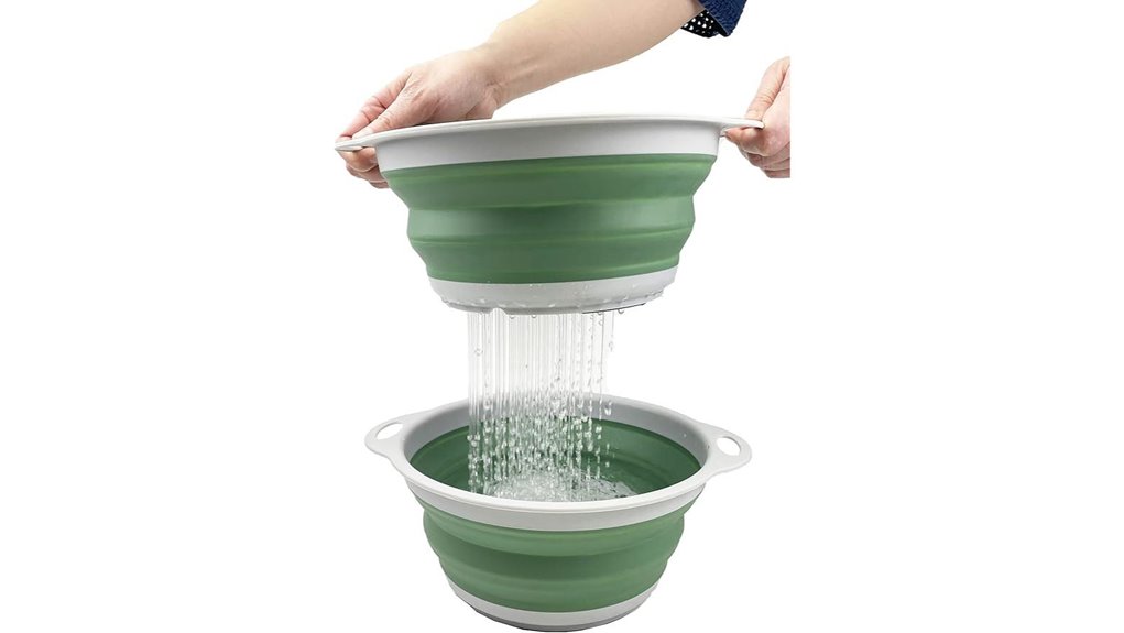 sammart 2 6l collapsible colander set