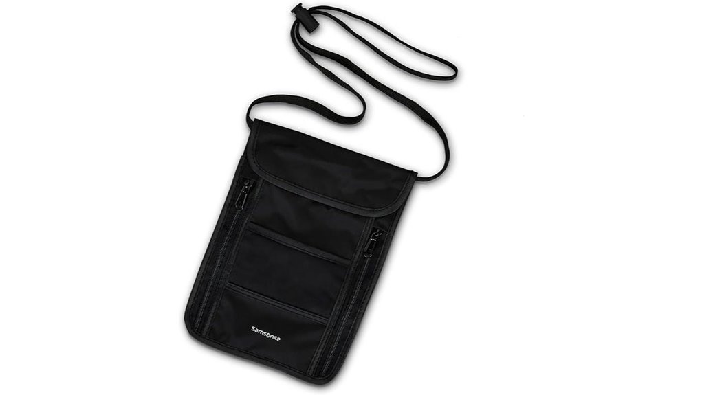 samsonite rfid neck pouch