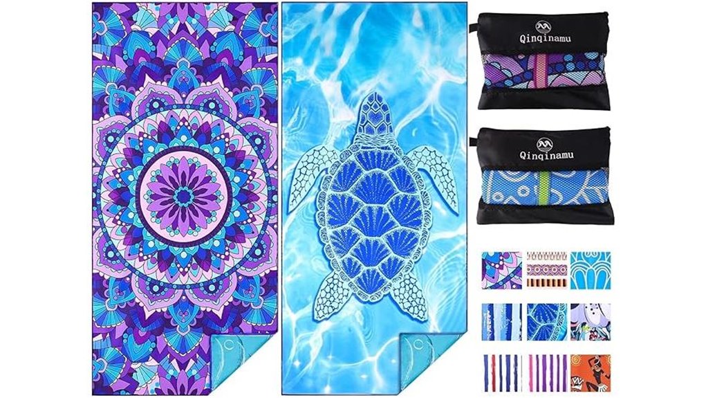 sandfree lightweight microfiber towels