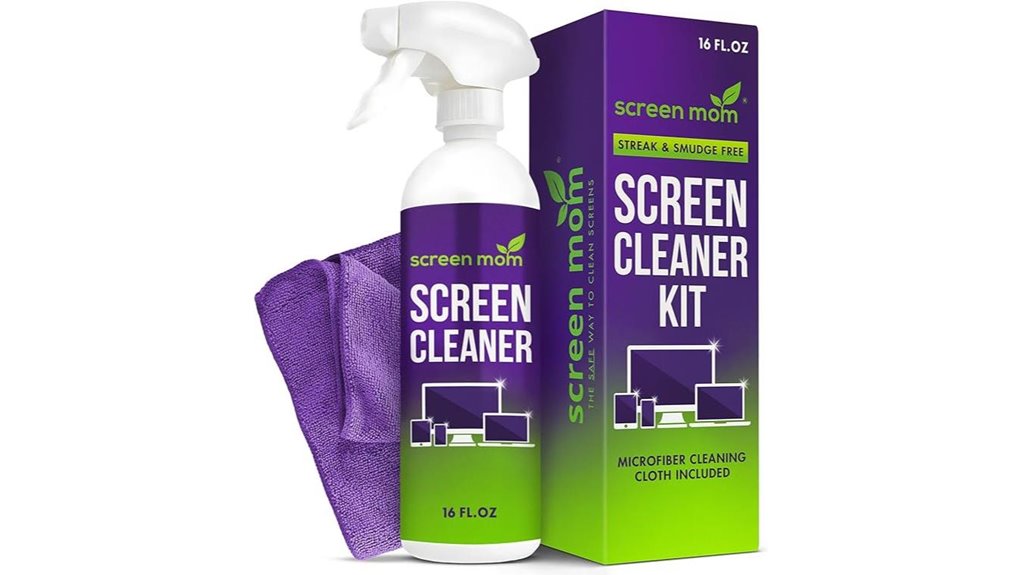 screen cleaner spray with cloth